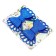 Decor Balt set 2 pcs., Mix, size: 7 × 4.5 × 1 cm