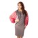 Women's dress, size 42, gray, red color