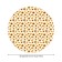 The tablecloth “Sunflow”, round, oxford, elastic band, size 120x120 cm, diameter 75-100 cm