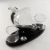 Mini -bar Rubin, on a stand, skeleton - 850 ml, glasses - 300 ml, 28.5 x 11 x 21.5 cm