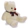 Soft toy "Bear Felix", 70 cm, milk color, mix