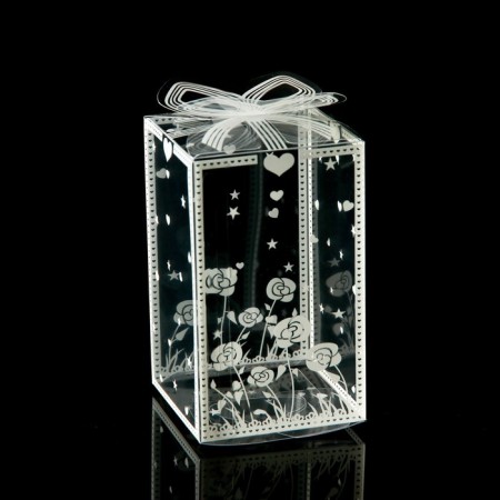 Folding box from PVC 6 x 6 x 10 cm "Spring mood"