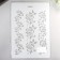 Stencil "Ornament of flowers" 21x31 cm