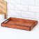 Wooden tray "good morning" with decor 35.3x24.8x4 cm