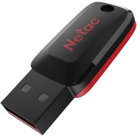Flash disc Netac 64GB U197 NT03U197N-064G-20BK USB2.0 Black/Red-2