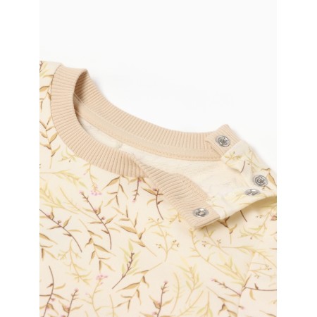 Set (sweatshirt and trousers) Children's minku "Nature", beige color, height 62-68 cm-10