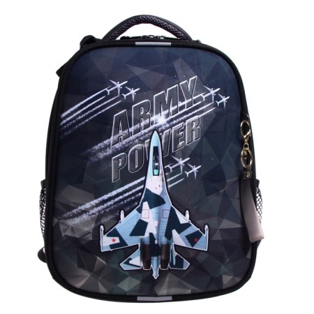 School backpack 38 x 30 x 16 cm, ergonomic back, stavia "plane"-2