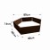 Flower bed, d = 40 cm, brown