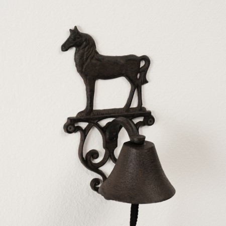 Bell Souvenir Cast iron "Horse" 13x13.5x24.5 cm-4