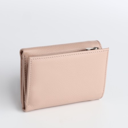 Women's wallet on a magnet, powder color-1
