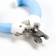 Clogging Set "Harmony": a rounded claw (hole 8 mm) and a fever for claws, blue 566571