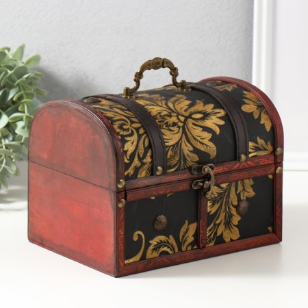 Casket chest "Patterns" 20x15x15.5 cm