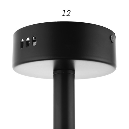 Causteen with PDU 2299/9BK LED 176W 3000-6000K Black 88x88x18 cm Bayerlux-5