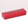 Box for 5 sweets with a shell, with a window, with thin dividers, red 20*5.5*3.5
