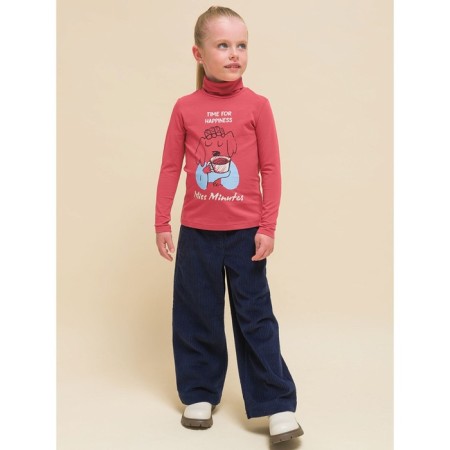 Jumper for girls, height 110 cm, red color-1