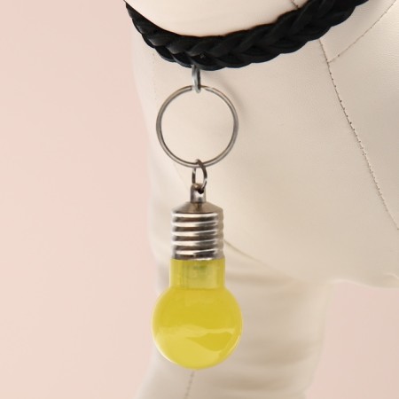 Light beacon on a collar for large and medium dogs, yellow-1