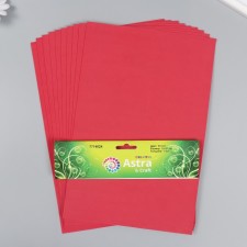 Foamiran 1 mm, 20x30 cm (set 10 sheets) BK002 red