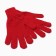 Female gloves, red color, size 18