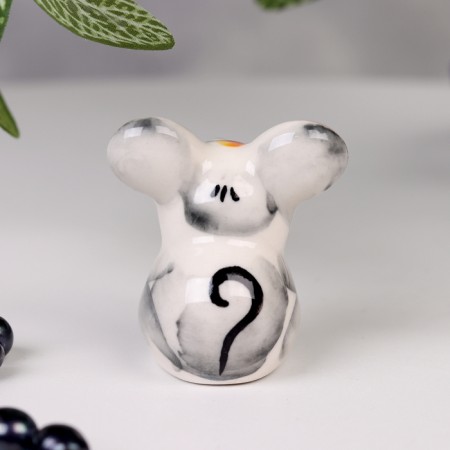 Souvenir "Mouse", Malaya, Gzhel, Color-2