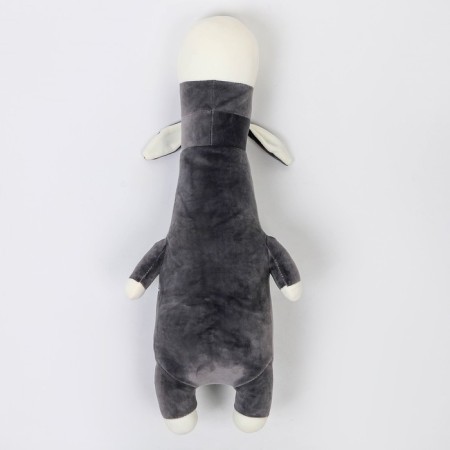 Soft toy "Donkey", 75 cm, gray color-3