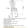 Bella chair orange/chrome