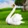 Garden figure "Swan" 20x10x18cm