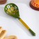 Spoon Polobaska "Green painting", handmade