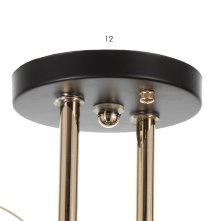 Bruni chandelier 2he27 40W Black 42x25x23cm Bayerlux-7