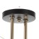 Bruni chandelier 2he27 40W Black 42x25x23cm Bayerlux