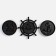 Wall clock, series: sea, "helm", discrete move, d = 33 cm, d dial = 16.5 cm