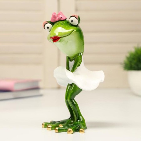 Souvenir Polystone Lak "Frog Monroe" 16.5x8.2x9.5 cm-2