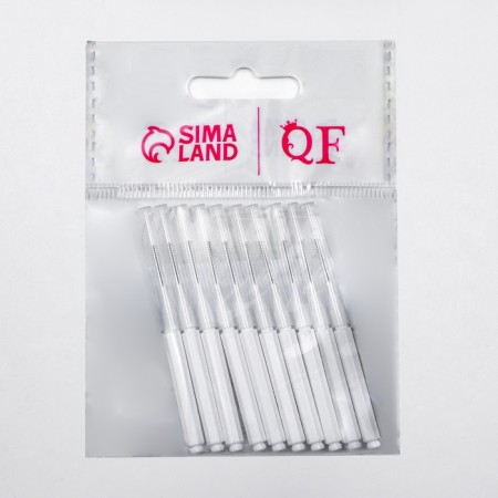 Brushes - mini for eyebrows and eyelashes, 7 × 0.5 cm, white color-6