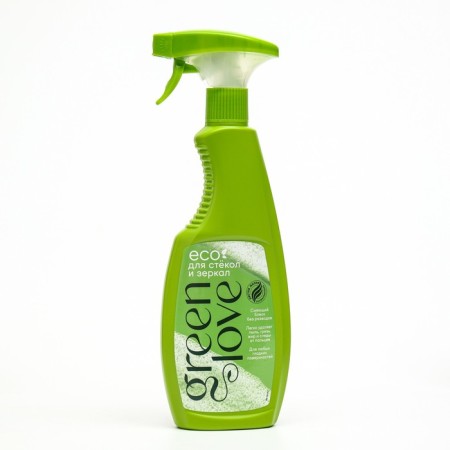 Spray for cleaning glass and mirrors Green Love, 500 ml