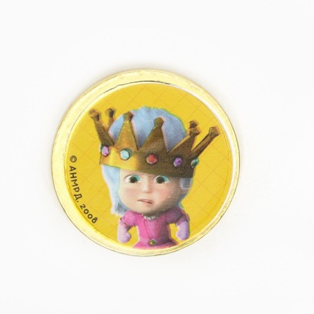 Chocolate coins "Masha and the Bear", 6 g-6