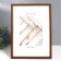 Photo frame Plastic "Mira" 21x29.7 cm, (A4) Bee with gold (plastic screen)