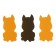 Davente Corgi Eraser, set 3 pieces, 40x27x7mm
