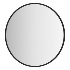 Mirror in frame D 50 cm, evoForm, black color