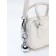 Women's bag, 20*9*12, lightning departure, belt lengths, white