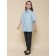 Blouse for girls, height 140 cm, blue color