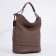 Love bag "Olivi" with lightning, brown color