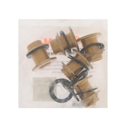 TIM SDF044, 1 ", for containers, with countrogike, brass-3