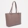 Zipper bag with lightning, dark beige color