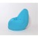 The hand-bag “Pear” is small, diameter 70 cm, height 90 cm, turquoise color