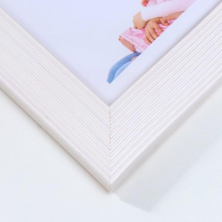 Photo frame in 6 photos 10x15 5n white (plastic screen)-1