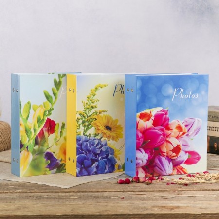 Photo album for 200 photos 10x15 cm "Flower collection-4" mix-3