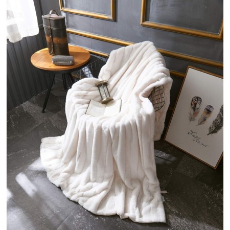 ANABALLY PLAD, size 220x240 cm, white color-1