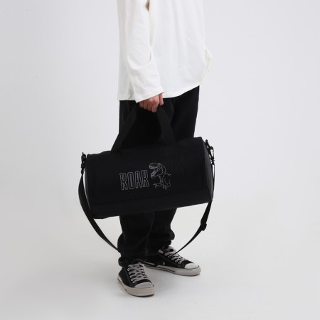 Sports Bag, 40x24x21, lightning department, long belt, black color-9