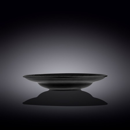 Deep plate Wilmax England Slate Stone, D = 28.5 cm, 500 ml, Black slate color-1