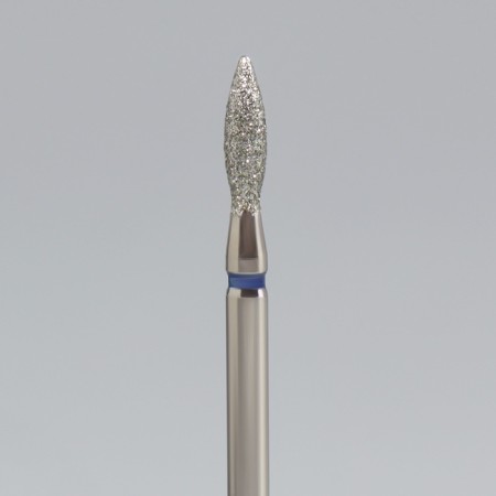 Diamond cutzes for manicure "Flame", medium grain, 2.5 × 10 mm, in a plastic case-2
