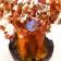 The desktop fountain from the network, backlight "Old tree with topazes" 180 stones 16x22x12 cm